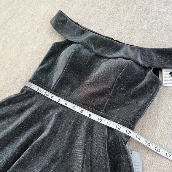 NWT Xscape Off The Shoulder Evening Mini Dress 6 - Picture 6 of 10